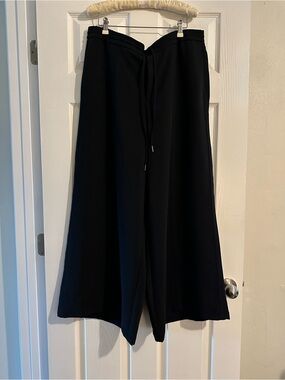 Black Simply Vera Wang Wide Leg Pants XL